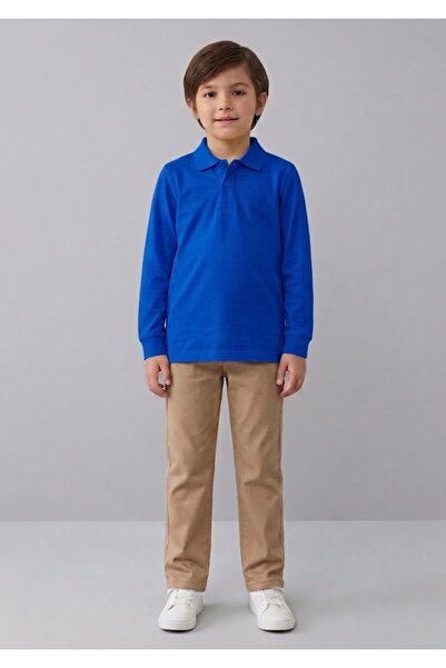 NACAR STORE Unisex Children's 2-Piece Combination Long Sleeve Polo Collar T-S...