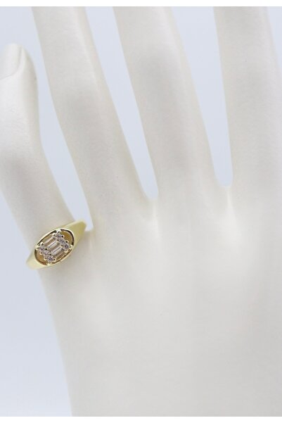 Bade Jewelry خاتم إصبع صغير من الفولاذ المقاوم للصدأ بتفاصيل حجرية أنيقة قابل...