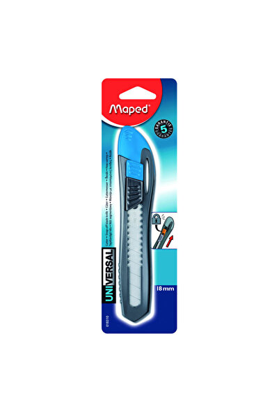 Maped Κόφτης Γενικής Χρήσης 18mm 3 Χρώματα 1 Τεμάχιο (018310)