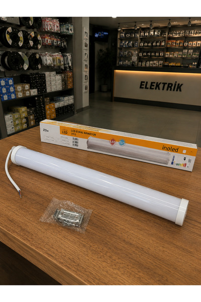 İnoled 20W LED ETANJ ARMATÜR 60CM- 6500K BEYAZ IŞIK-IP65 KORUMA