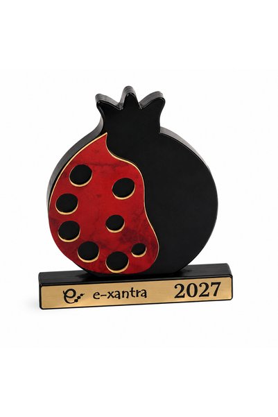 NO BRAND 2027 Εταιρικό δώρο Γούρι Ρόδι επιτραπέζιο διακοσμητικό με όνομα της ...