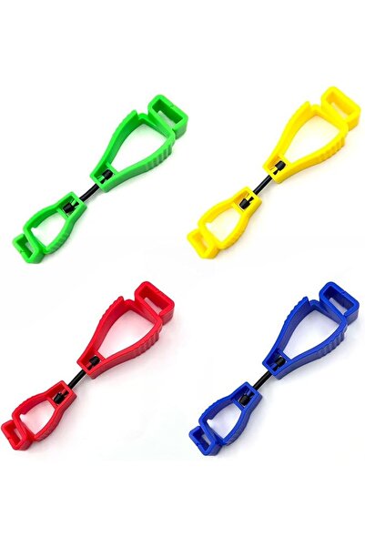 Generic MuSylonz 4 Pcs Glove Clips, Heavy Duty Glove Clamp Grabber with Secur...