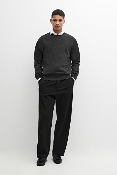 Massimo Dutti %100 kaşmir bisiklet yaka triko kazak