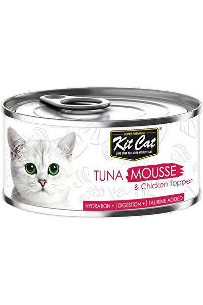 Vitakraft Kit Cat Tuna Mousse & Chicken Toppers 80g