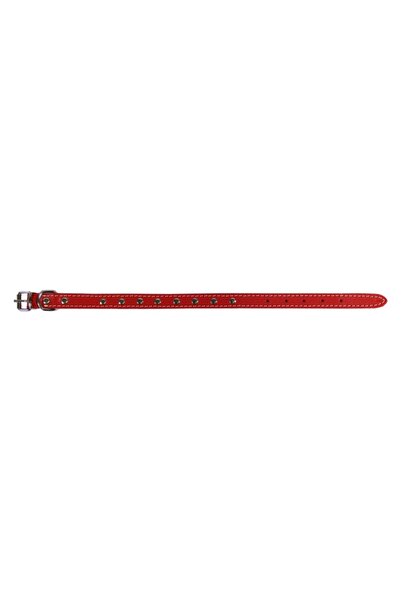 Exo Guler cu ornament cu buline L0-L6, Fetru, Piele, Roșu, Mărimea L1: 40 / 1...