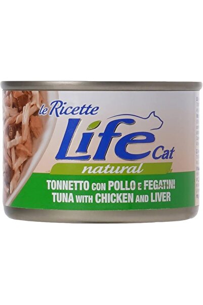 Life Cat 102321 علبة وصفات متنوعة مع التونة والدجاج والفغاتيني، 150 جرام