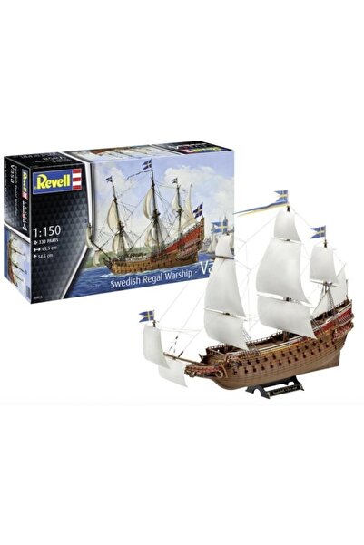 Revell 05414 Model de navă, Wasa 1:150, 330 piese, detalii realiste, multicolor
