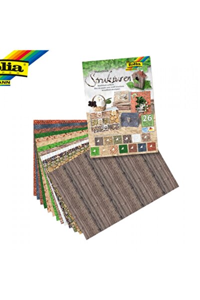 Folia Χαρτόνι 50Χ70 εκ. 270 γρ. Με Σχέδια Υλικών (830.48109)
