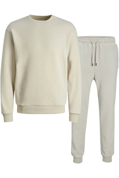 Jack & Jones JACK &JONES Bradley Sweat Crew Set MP trening - 12288670-Moonbeam