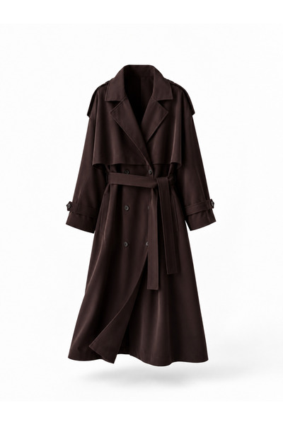LOISY Women's Premium Long Trench Coat