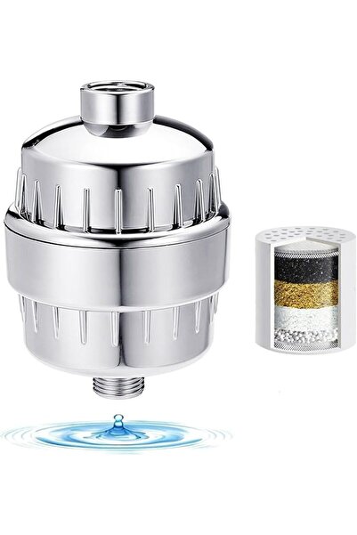 HALAMODO Universal Shower Filter Showerhead Water Filter Water Purifier Hard ...