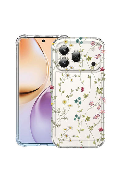 bestcase ®   Αντικραδασμική Θήκη για Honor 600 Pro, Φλοράλ - Χαριτωμένα Λουλο...