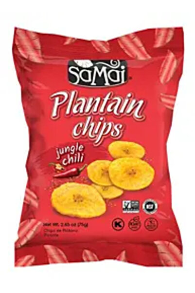 SAMAIR Chipsuri de banane cu Chili din Jungla, 75g, Samai