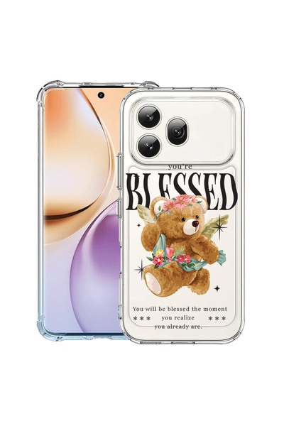 bestcase ®   Αντικραδασμική Θήκη για Honor 600, Τυχερό Αρκουδάκι, 3159975 AS ...