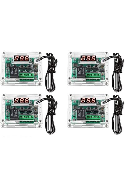 KASTWAVE W1209 DC 12V Digital Temperature Controller, Board Red Digital Displ...