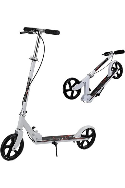 DMG TECH Kick Scooter, Foldable Scooter with 3 Adjustment Levels Handlebar, A...