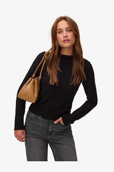 Vero Moda Women's VMZIA Long Sleeve Funnel Neck Jersey Top