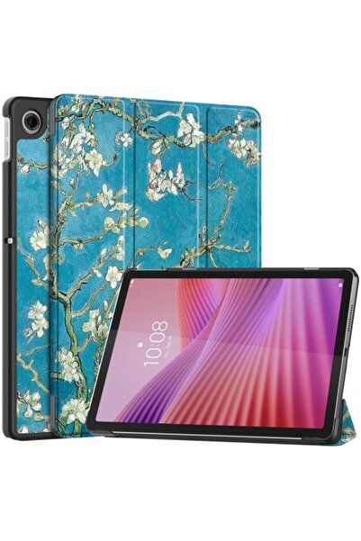 OEM Θήκη Τριπλής Αναδίπλωσης με Στήριγμα για Lenovo Tab TB311FU - Ανθισμένα Κ...