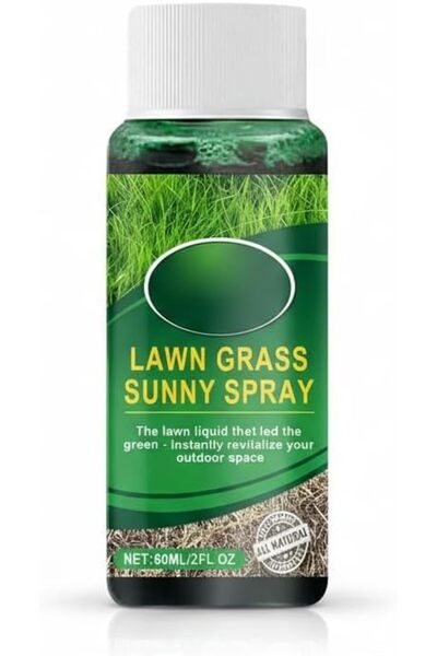 TERRIFI Liquid Fertilizer for Lawns - 60ml Nutrient-Rich Lawn Booster and Fer...