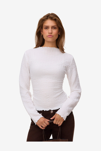 Vero Moda Women's VMZIA Long Sleeve Funnel Neck Jersey Top