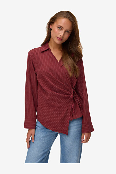 Vero Moda Women's VMROWAN Long Sleeve Wrap Top Woven