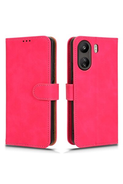 OEM Θήκη Πορτοφόλι με Σταντ (Δερμάτινη Όψη) για Xiaomi Redmi 13C 4G / Poco C6...