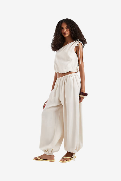 Vero Moda Women's VMAIA High-Waist Balloon Pant Woven