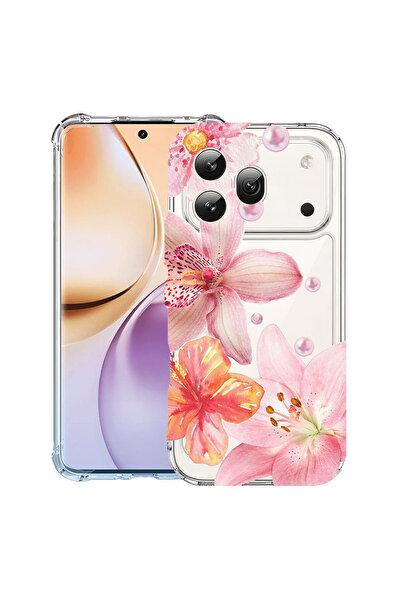 bestcase ®   Αντικραδασμική Θήκη για Honor 600 Pro, Φλοράλ - Αισθητική Κομψή ...