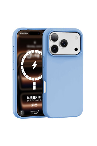 Buff iPhone 18 Pro Max/17 Pro Max MagSafe Rubber Fit Kılıf Blue