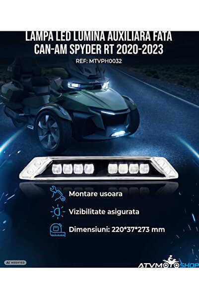 The Beast ΛΑΜΠΑ LED ΕΜΠΡΟΣΘΙΟ ΒΟΗΘΗΤΙΚΟ ΦΩΣ CAN-AM SPYDER RT 2020-2023 (Αντικ...