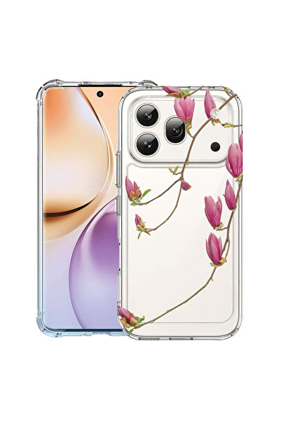 bestcase ®   Αντικραδασμική Θήκη για Honor 600 Pro, Φλοράλ - Μινιμαλιστική Ορ...
