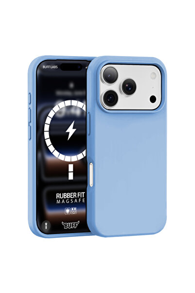 Buff iPhone 18 Pro /17 Pro MagSafe Rubber Fit Kılıf Blue