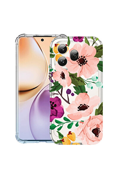 bestcase ® Anti Shock Shock Case For Honor 600, Pastel Flowers, 3159975 AS 629