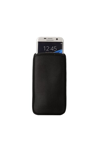 OEM Υφασμάτινη Θήκη για Smartphones 165mm x 90mm - Μαύρο