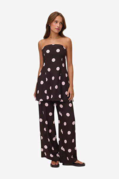 Vero Moda Women's VMLYRA High-Waist Woven Trouser