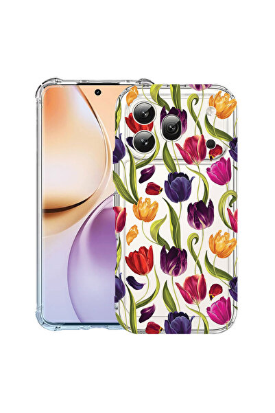 bestcase ®   Husă antișoc pentru Honor 600 Pro, cu model floral - lalele, 315...