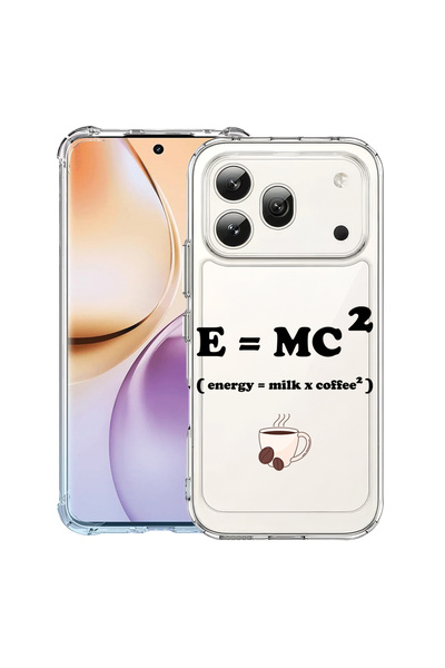 bestcase ® Anti Shock Shock Case For Honor 600 Pro, Energy = Coffee X Milk, 3...