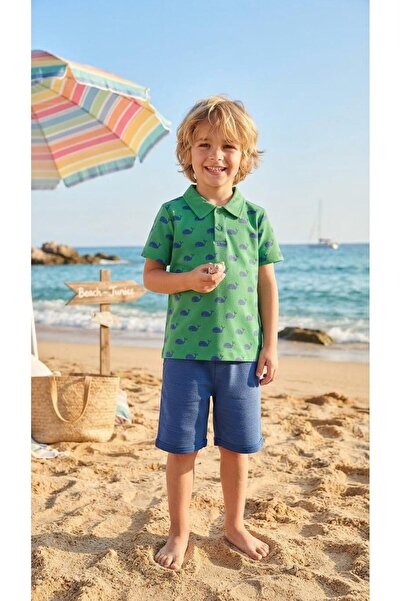 Sinem Çeyiz Summer cool 5108 boys' sports shorts and t-shirt set