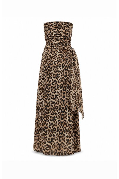 LAULEİ Leona Maxi Leopard Dress
