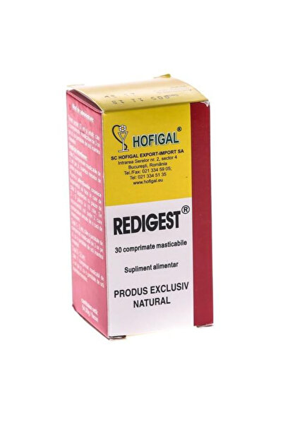 Hofigal Redigest Hofigal, 30 дъвчащи таблетки