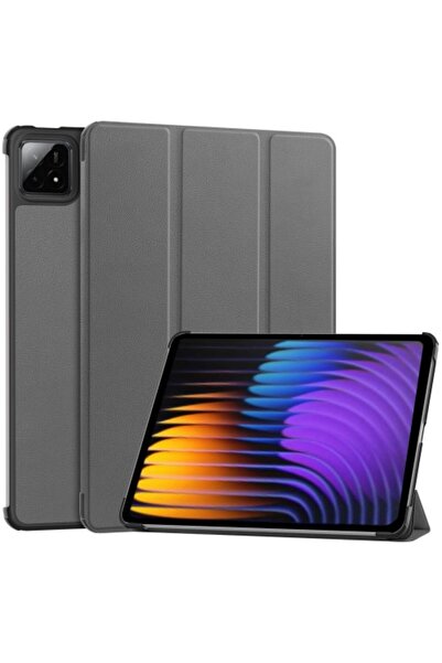 OEM Θήκη Τριπλής Αναδίπλωσης για Xiaomi Pad 7 Pro / Pad 7 - Γκρι