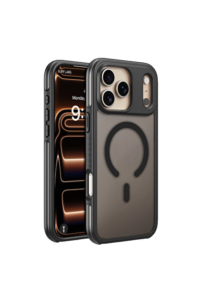 Buff iPhone 18 Pro Max/17 Pro Max MagSafe Air Bumper Kılıf Black