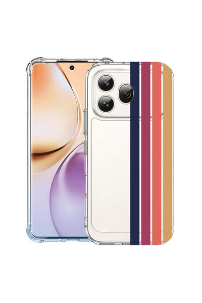bestcase ®   Αντικραδασμική Θήκη για Honor 600, Ρετρό Γραμμές, 3159975 AS 1478