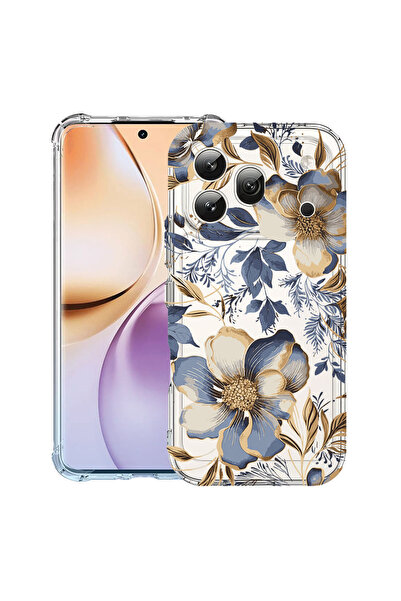 bestcase ®   Husă Antișoc pentru Honor 600 Pro, Floral - Husă cu flori de mag...