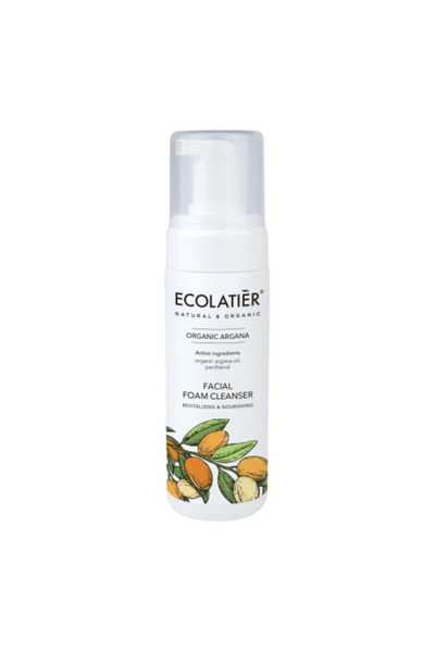 ECOLATIER Foaming Cleanser for Cleansing and Nourishing the Face with Organic...