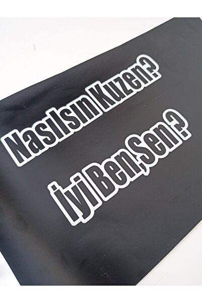 UAStudio Nasılsın Kuzen?iyi nen sen ikili Sticker 20cm