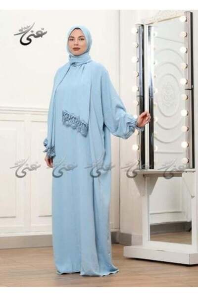 ghina hijab شرشف صلاة غنى حجاب سادة - بيبي بلو