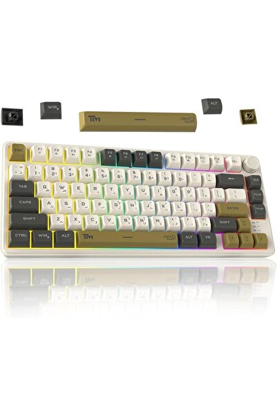 Twisted Minds Imperium Pro Series TM‑MK75‑WPRO 75% Compact 80‑Key Gaming Memb...