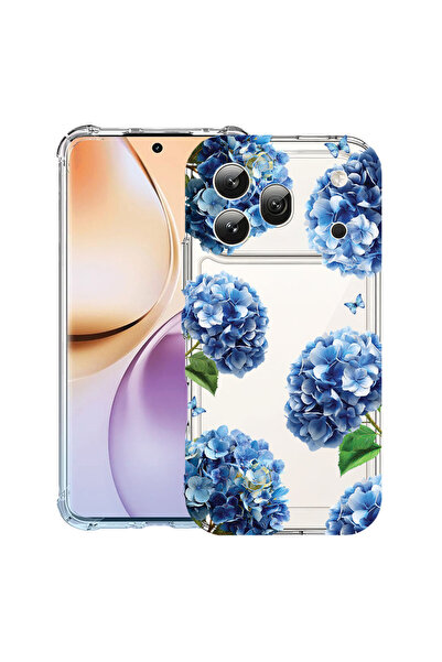 bestcase ® Anti Shock Shock Case For Honor 600 Pro, Floral - Cute Hydrangea, ...