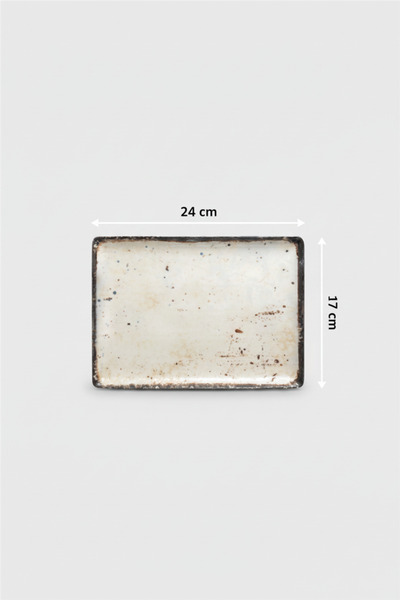 rinart Flora Rectangular Boat Plate 24.17cm Mega Pattern